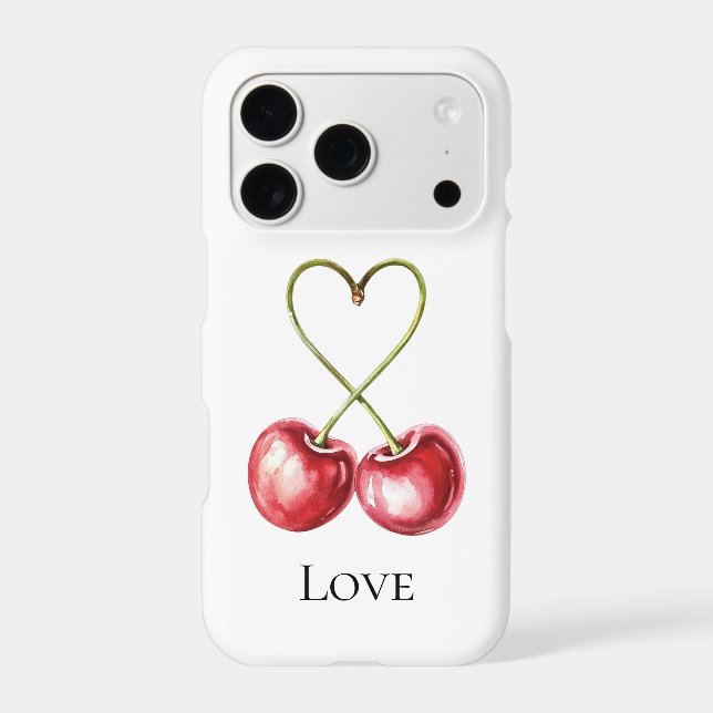 Red Cherries Heart Love (Back)