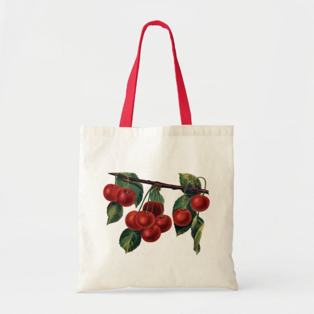Red Cherries Tote Bag (Front)