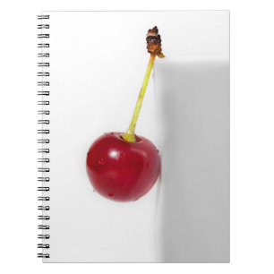 Red Cherry Berry Spiral Notebook