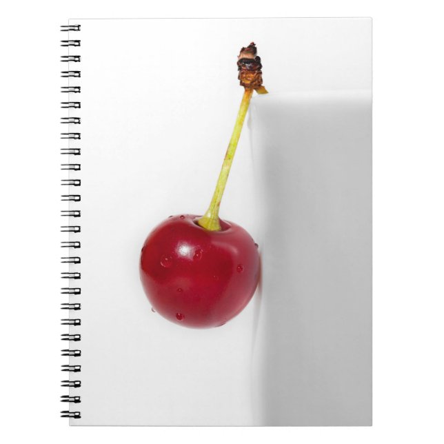 Red Cherry Berry Spiral Notebook (Front)
