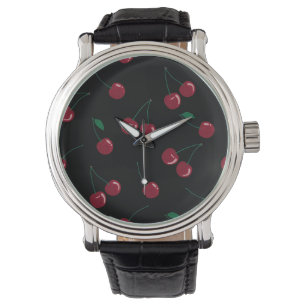 Red Cherry Black EWatch Watch