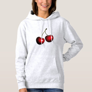 Red Cherry Hoodie Fruits