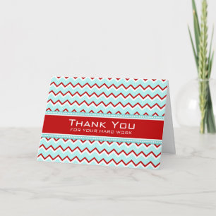 Red Chevron Administrative Professionals Day Card