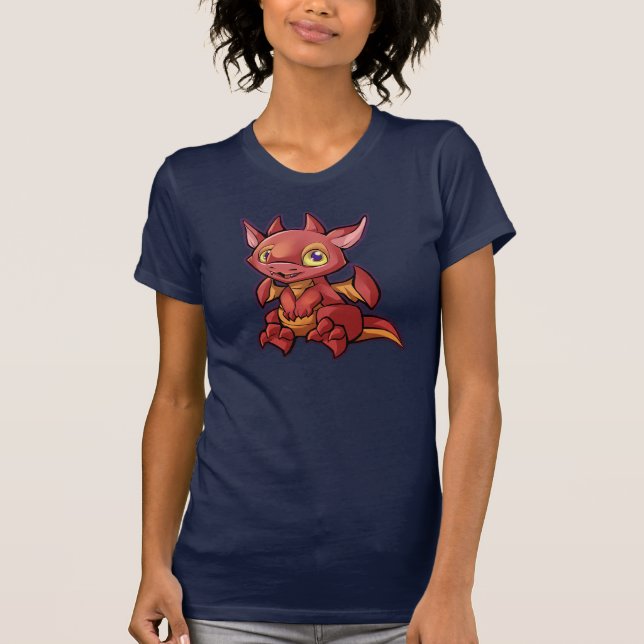 Red Chibi Dragon Shirt (Front)