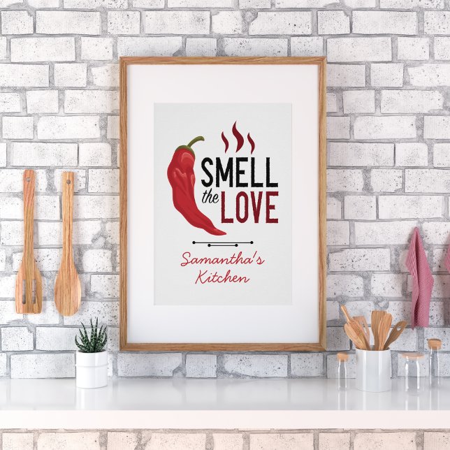 Red Chile Smell the Love Poster (Creator Uploaded)