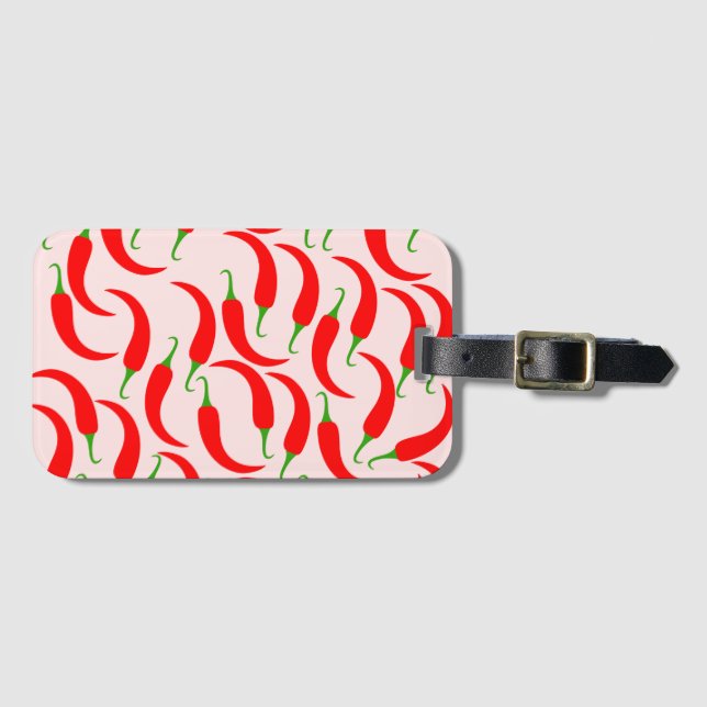 Red Chili Luggage Tag (Front Horizontal)