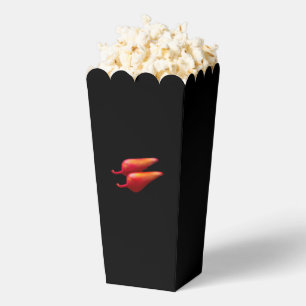 Red Chili Peppers black popcorn boxes