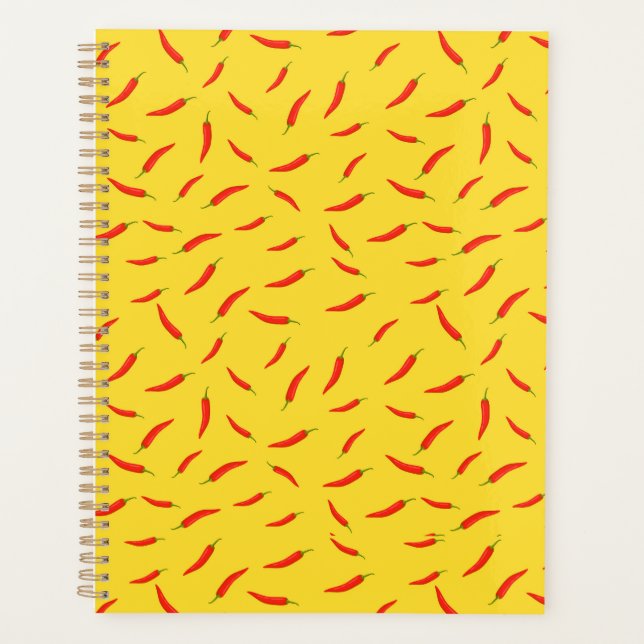 Red Chilies Pattern Planner (Front)