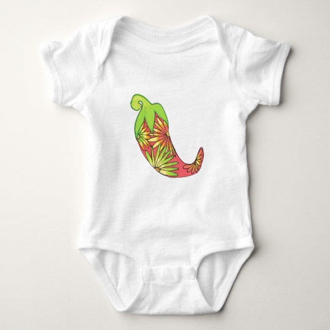 Red Chilli Baby Bodysuit (Front)