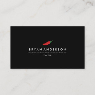 Red Chilli Pepper Business Card