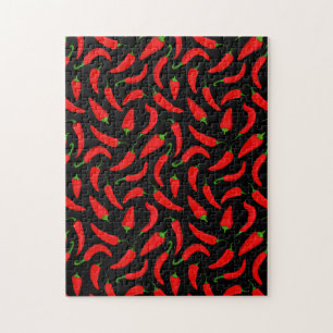Red Chilli Pepper Fun Food Jigsaw Puzzle