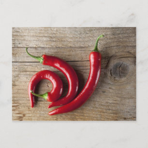 Red Chilli Pepper Postcard