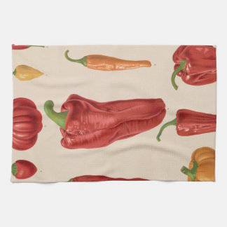 Red Chilli Pepper Tea Towel