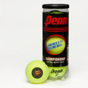 Red Chilli Peppers black Penn tennis balls