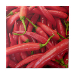 Red Chilli Peppers Food Tile