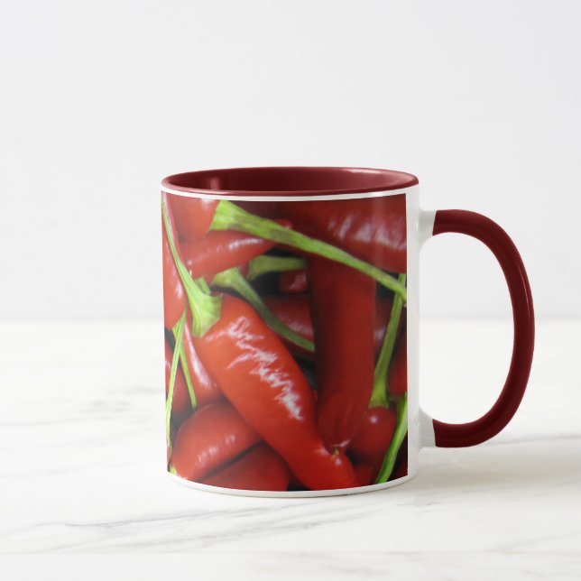 Red Chilli Peppers Gift Range Mug (Right)