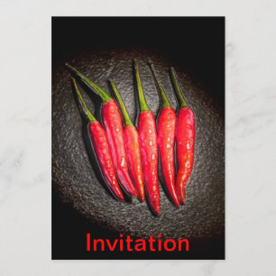 Red Chilli Peppers Invitation