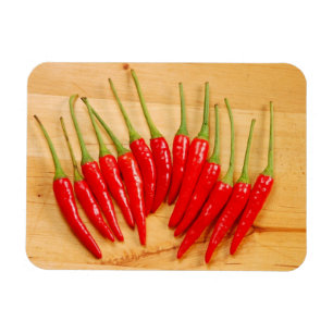 Red chilli peppers magnet