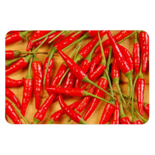 Red chilli peppers magnet