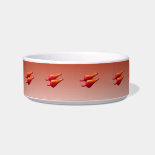 Red Chilli Peppers medium pet bowl