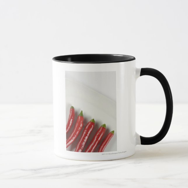 Red chilli peppers mug (Right)