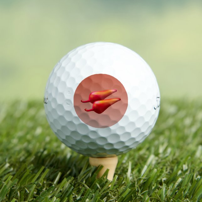 Red Chilli Peppers Titleist 2023 golf balls 12 pk (Insitu Tee)