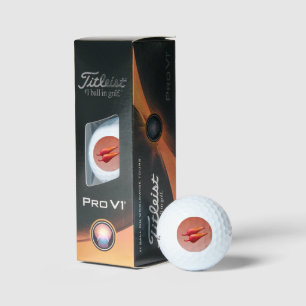 Red Chilli Peppers Titleist 2023 golf balls 3 pk