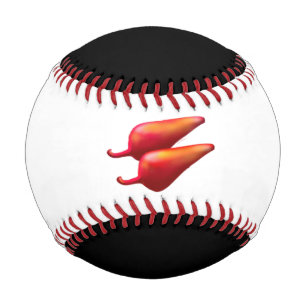 Red Chilli Peppers white and black baseball