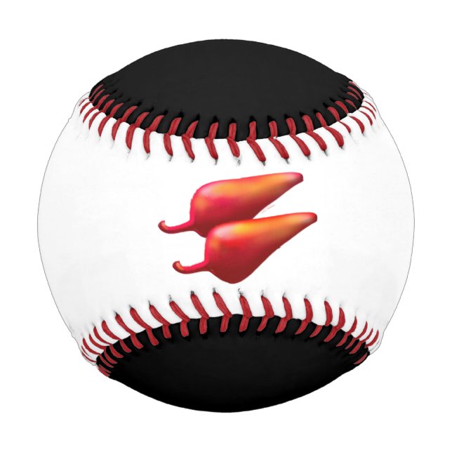 Red Chilli Peppers white and black baseball (Front)