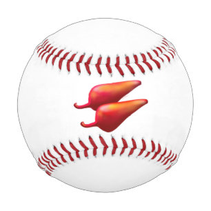 Red Chilli Peppers white baseball