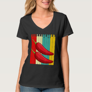 Red Chilli Vintage Tees Spicy Red Peppers Hot Spic