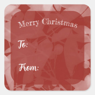 Red Chiltepin Merry Christmas To From Sticker