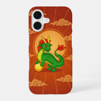 Red Chinese Dragon on Red