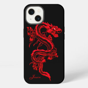Red Chinese Style Dragon iPhone 13 Case
