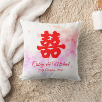 Red Chinese wedding romantic cherry blossom
