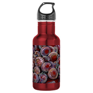 Red Christmas Balls 532 Ml Water Bottle