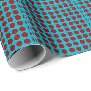 Red Christmas bells  Wrapping Paper