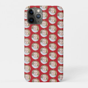 Red Christmas Birthday Personalized photo Case-Mate iPhone Case