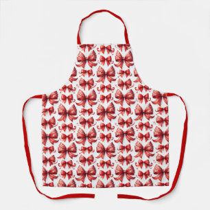 Red Christmas Bows Apron
