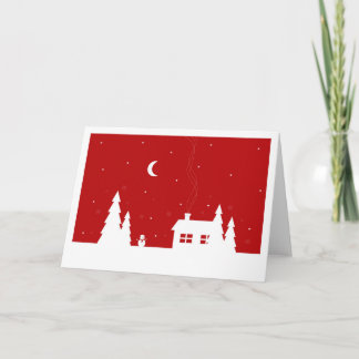Red Christmas card