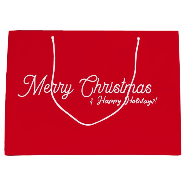 Red Christmas Gift Bag (Front)
