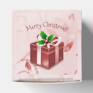 Red Christmas Gift Favour Box