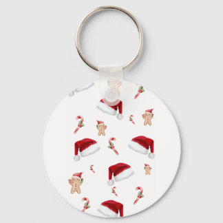Red Christmas Key Ring