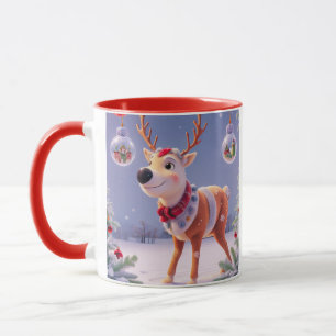 Red Christmas Mugs - Enigmatic Winter