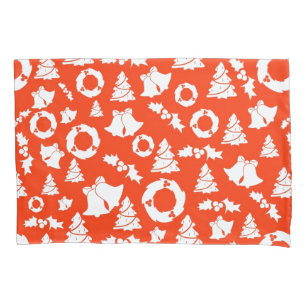 Red Christmas Pattern Pillowcase