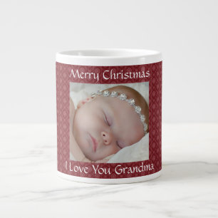Red Christmas Photo Mug