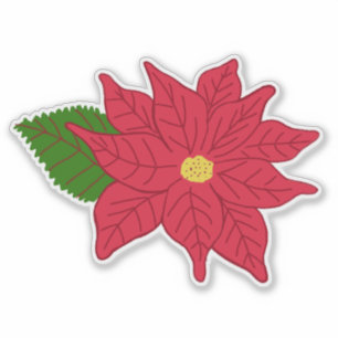 Red Christmas Poinsettia 