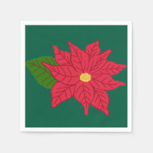 Red Christmas Poinsettia