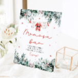 Red Christmas Santa Baby Clothes Momosa Bar Sign<br><div class="desc">The Red Santa Gender Neutral Santa Baby Clothes Christmas Momosa Bar Sign brings a delightful and festive charm to your baby shower beverage station! Featuring a cheerful red design with delicate snowflakes, eucalyptus greenery, and adorable Santa-inspired baby clothes, this sign creates the perfect Mum-osa bar setup. It warmly invites guests...</div>