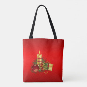 Red Christmas Tote Bag